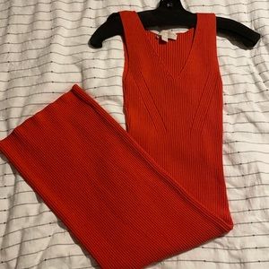 Michael Kors knitted midi dress